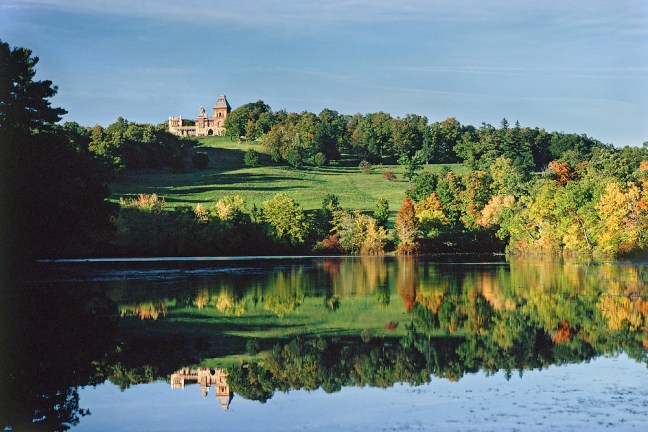 Olana State Historic Site, Hudson, New York, Hudson River Valley , Persian- Style home of Frederick Edwin Church. Hudson River book